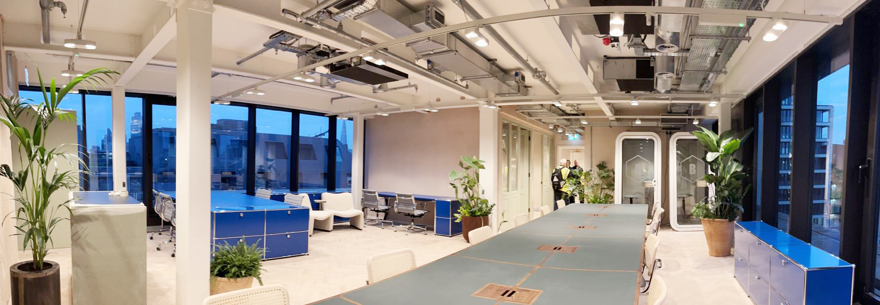 Cat B fitout for desirable office space located on the prestigious Strand in central London.