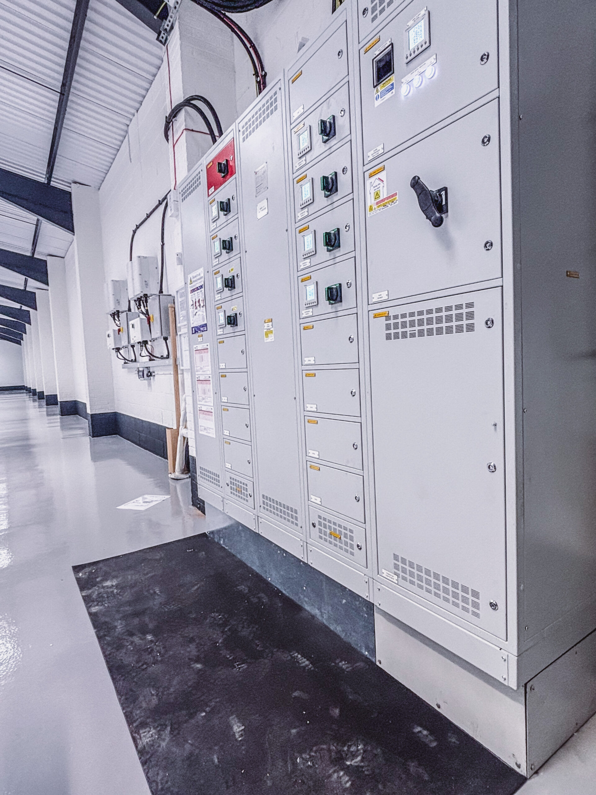 Power infrastructure upgrade in West Sussex. Integrated metering for precise monitoring and control.